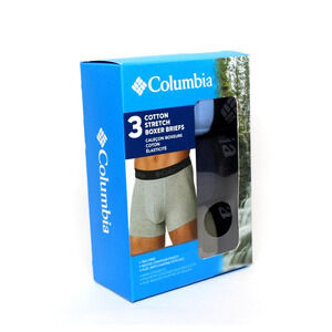 Columbia Men's 3 Pack Multicolor High Performance Stretch Boxer Briefs Size XL